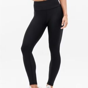 Athleta High-Rise Interval Leggings Tights Black